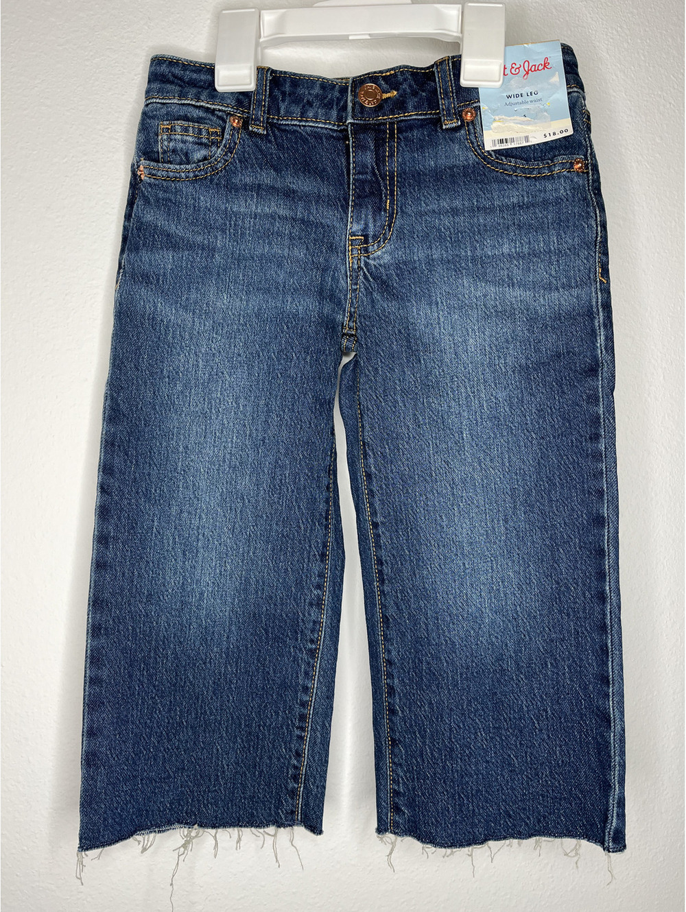 NWT Cat & Jack Girl's Wide Leg Jeans Size 5